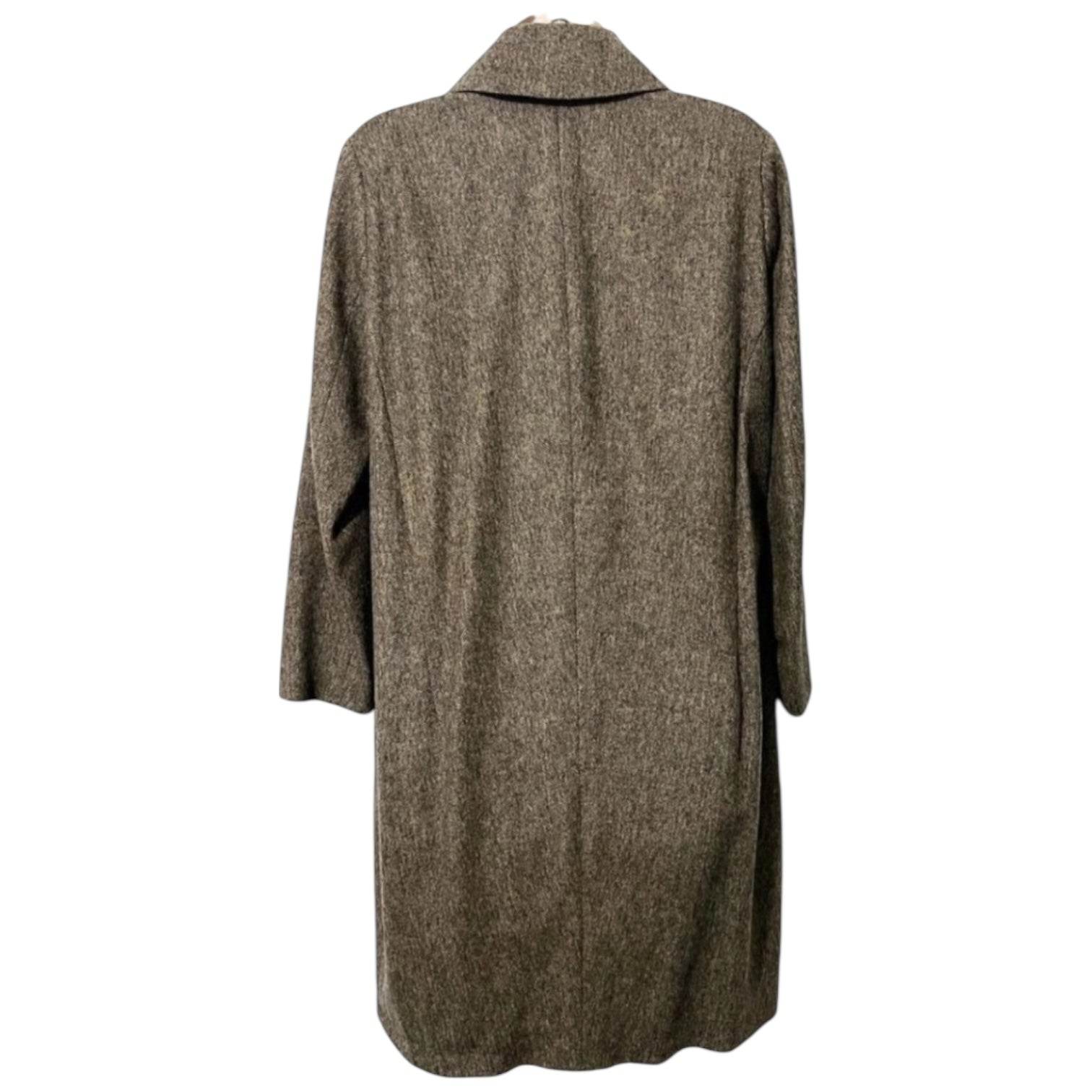 Katherine Hooker Wool Cocoon Coat – Harris Tweed, Size XS – pre-loved