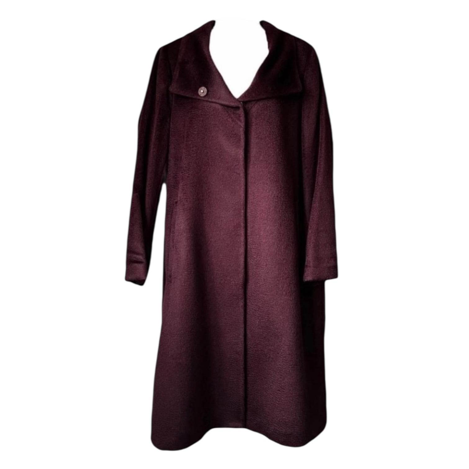 Eileen Fisher Baby Suri Alpaca Wool Sheared Coat – Luxurious, Size M – pre-loved