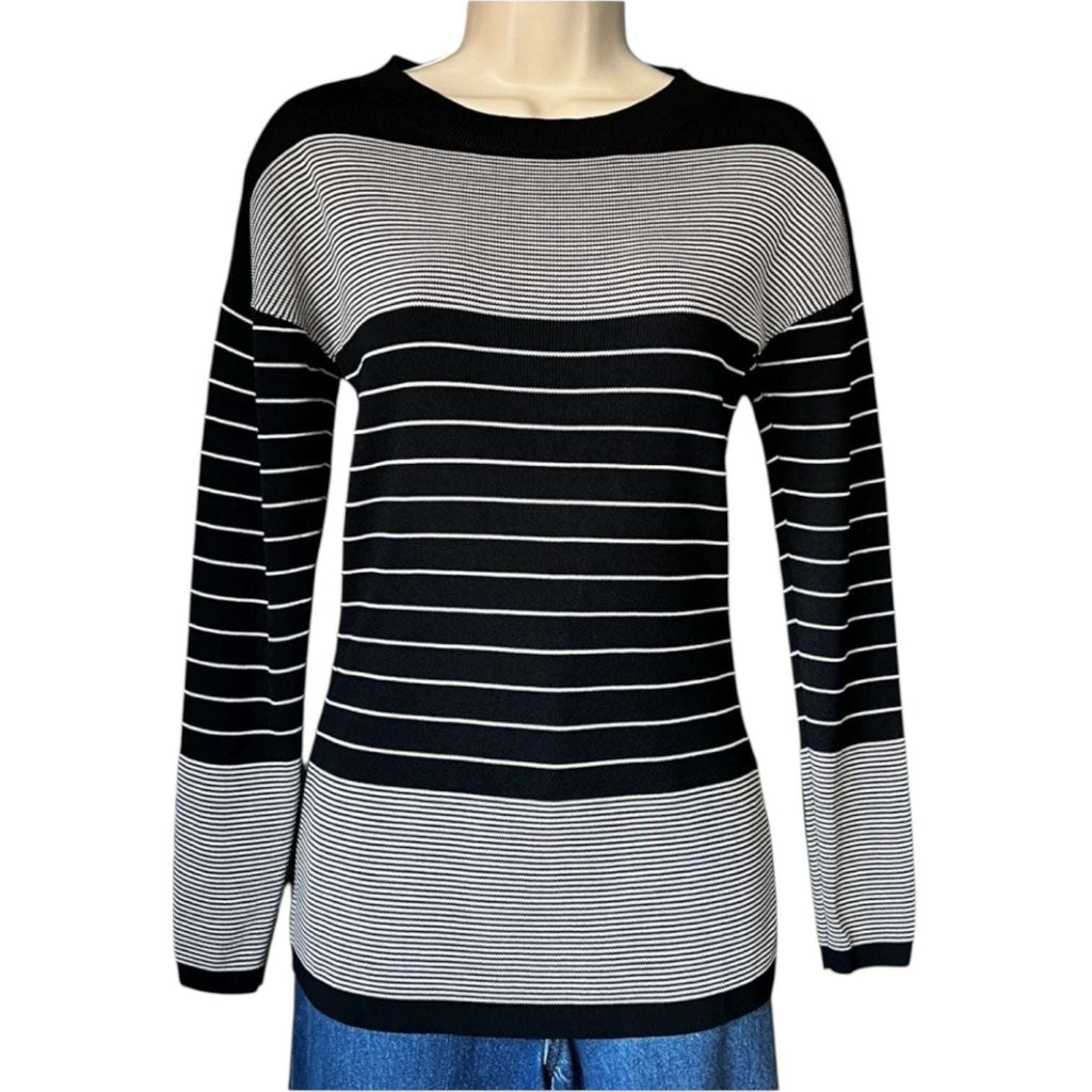 Toteme Striped Knit Jumper – Round Neck, M – pre-loved