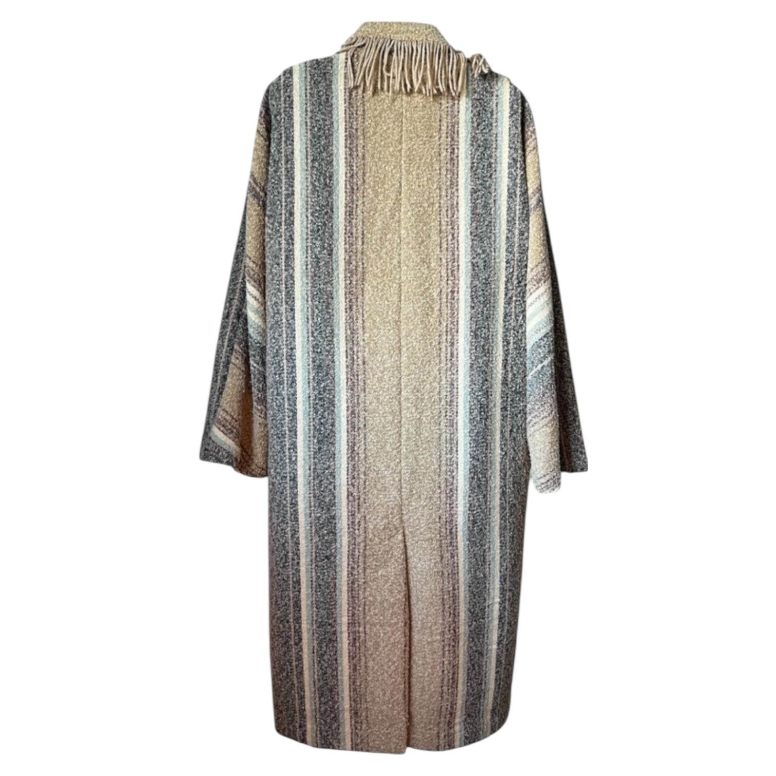 Free People Fringe Midi Coat – Oversized, XS/S – pre-loved