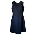 Victoria Beckham Wool Sleeveless Mini Dress – Raw Trim, Tailored, UK10 – pre-loved