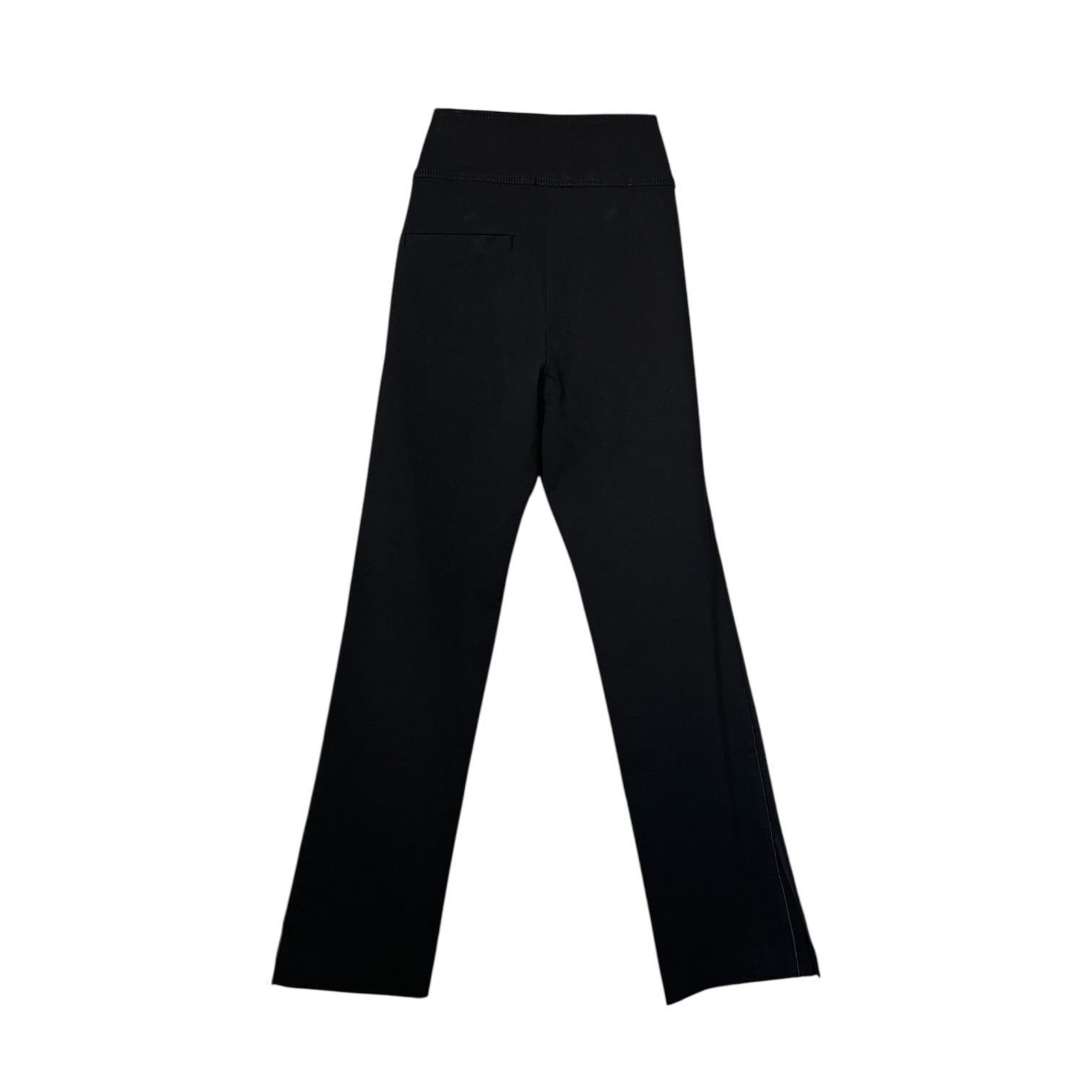 Isabel Marant Black High-Rise Cropped Cigarette Trousers – Cotton Blend Pants, FR40