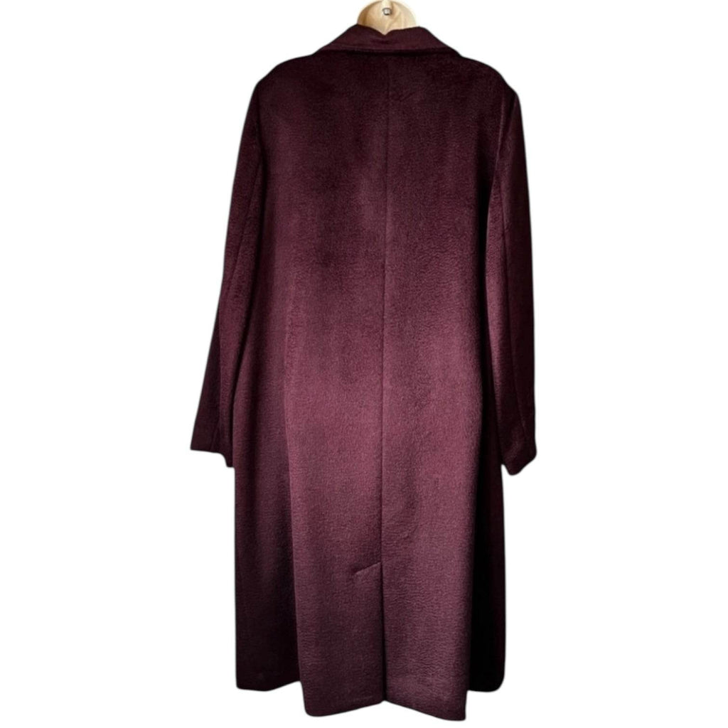 Eileen Fisher Baby Suri Alpaca Wool Sheared Coat – Luxurious, Size M – pre-loved