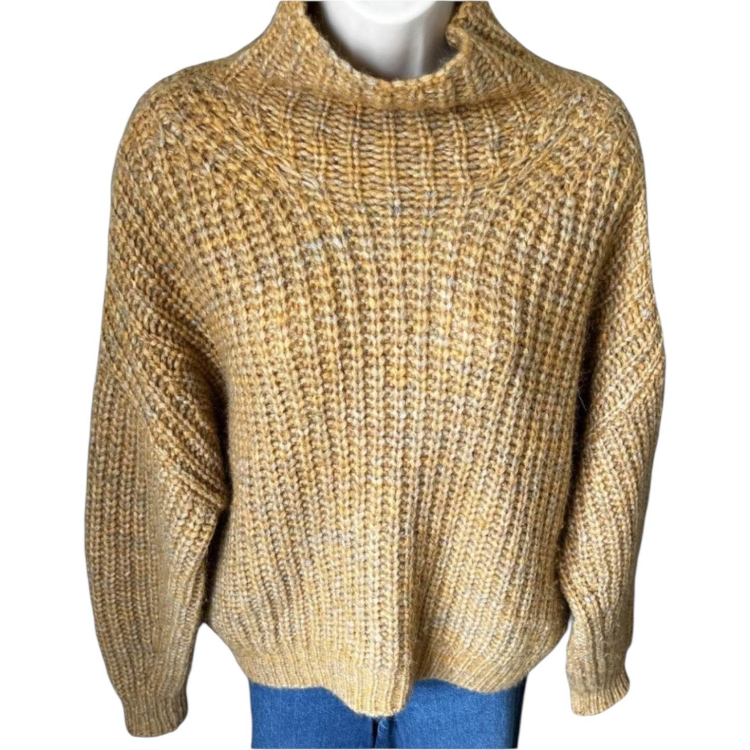 Isabel Marant Alpaca Wool Knit Jumper – Oversized, Mustard, FR38 – pre-loved