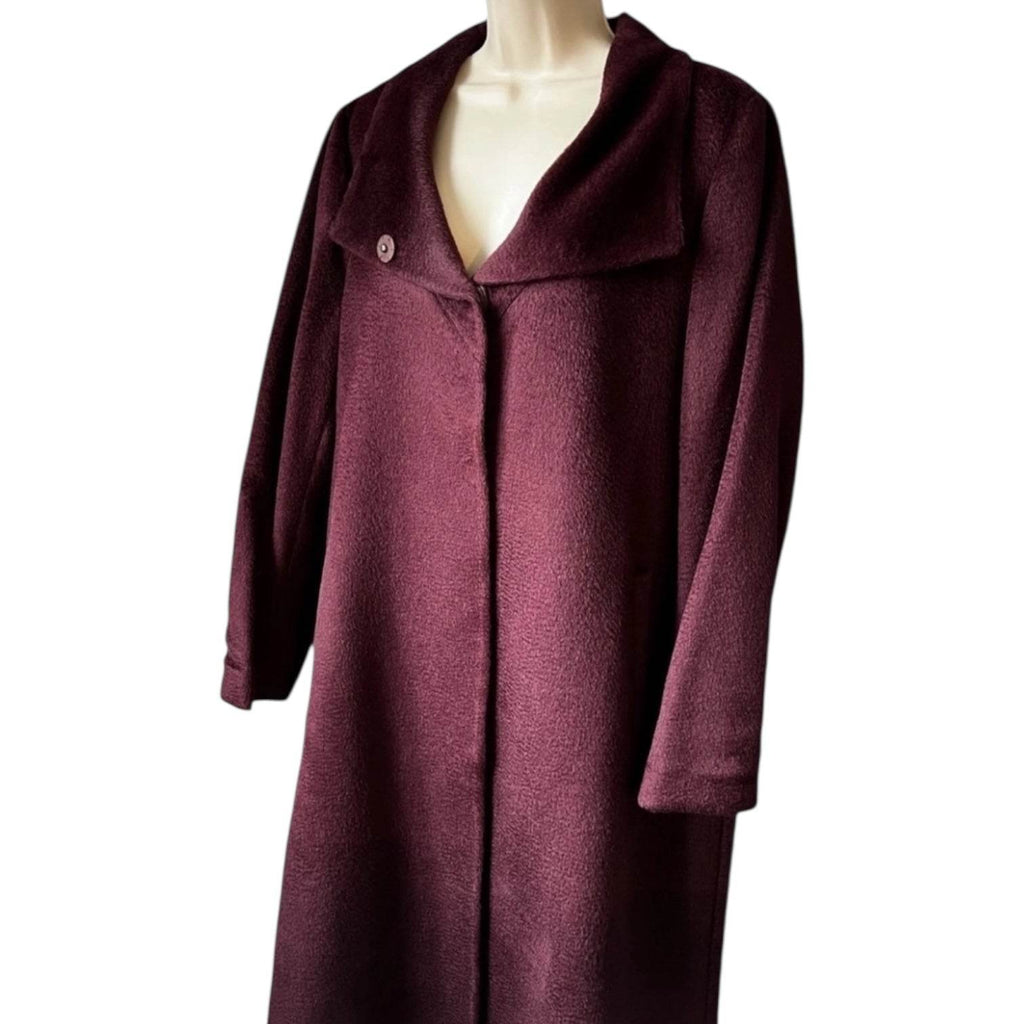 Eileen Fisher Baby Suri Alpaca Wool Sheared Coat – Luxurious, Size M – pre-loved