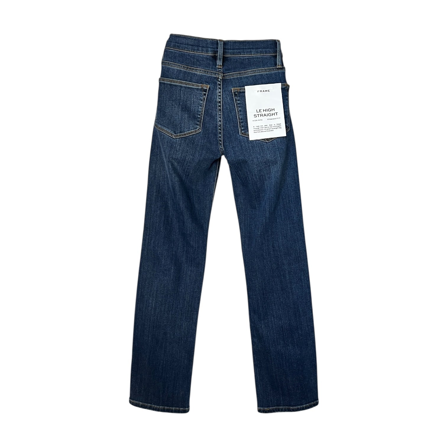 FRAME Le High Straight Jeans in Dublin – Stretch Denim, W25