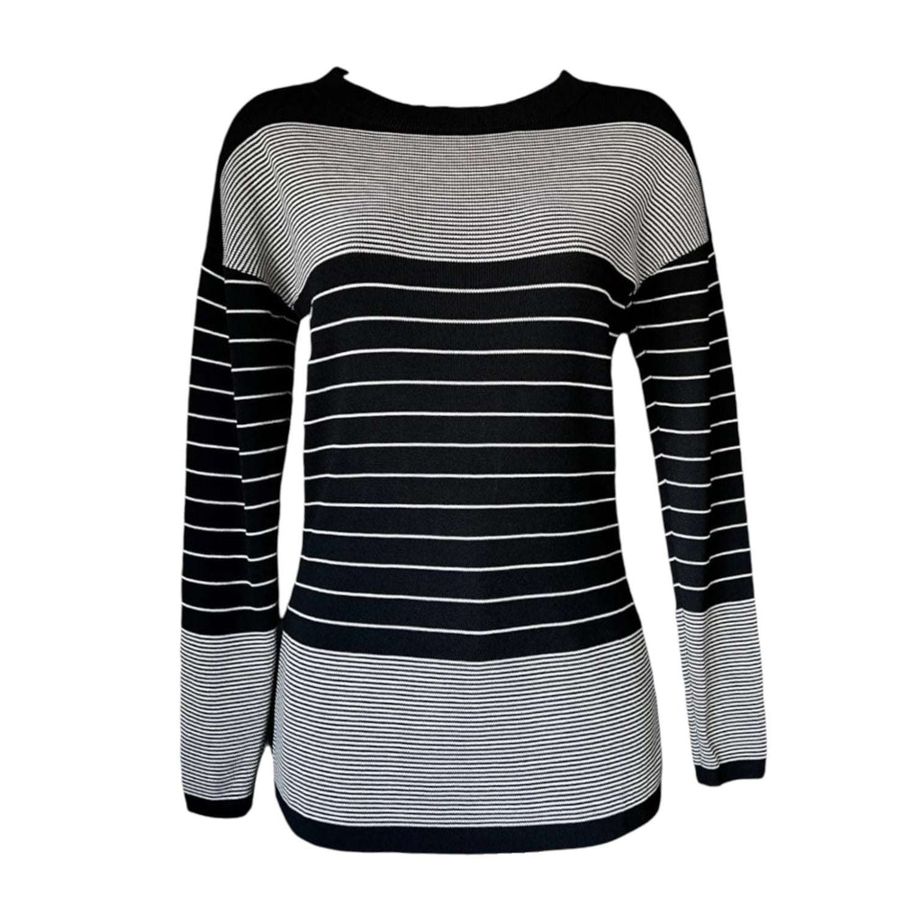 Toteme Striped Knit Jumper – Round Neck, M – pre-loved