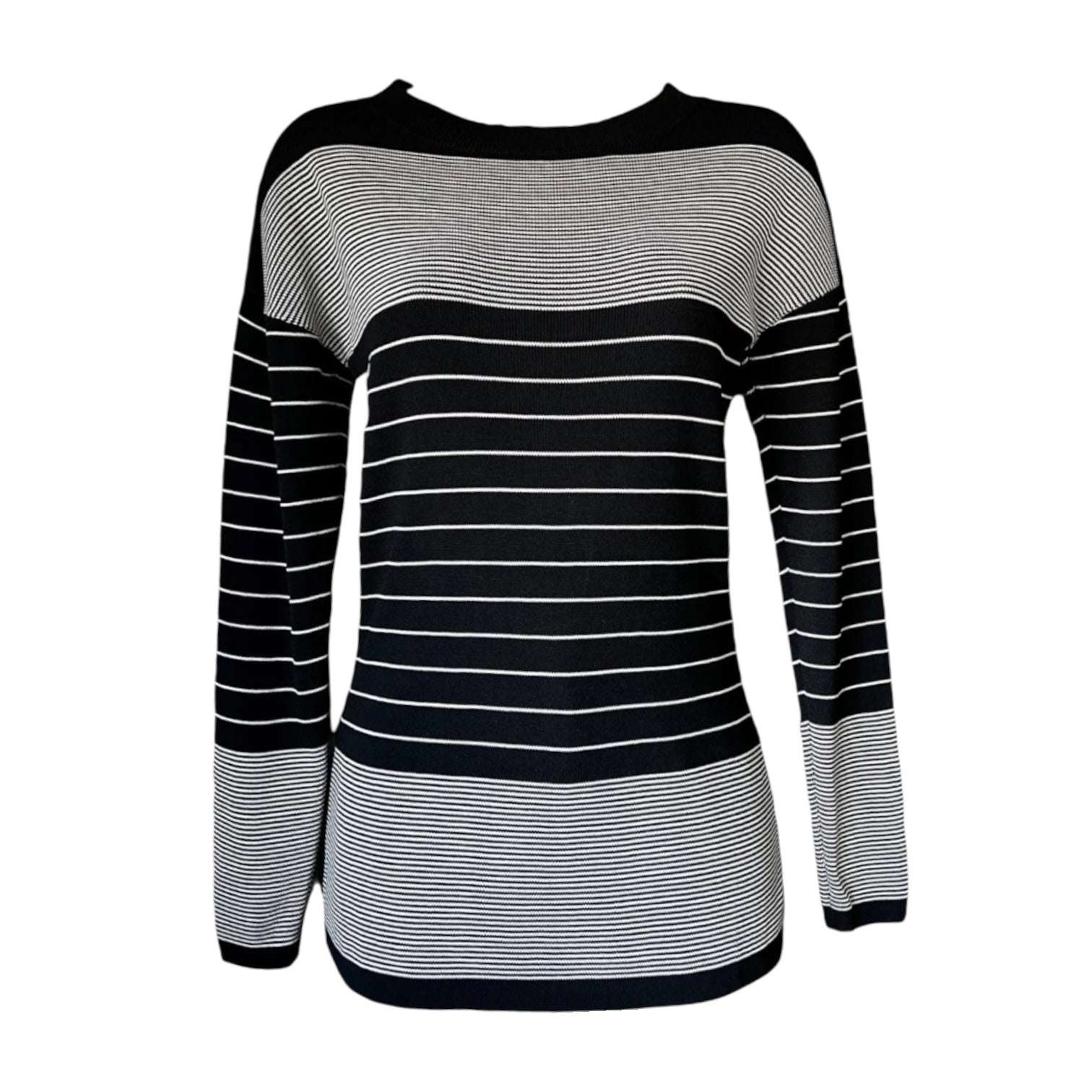 Toteme Striped Knit Jumper – Round Neck, M – pre-loved